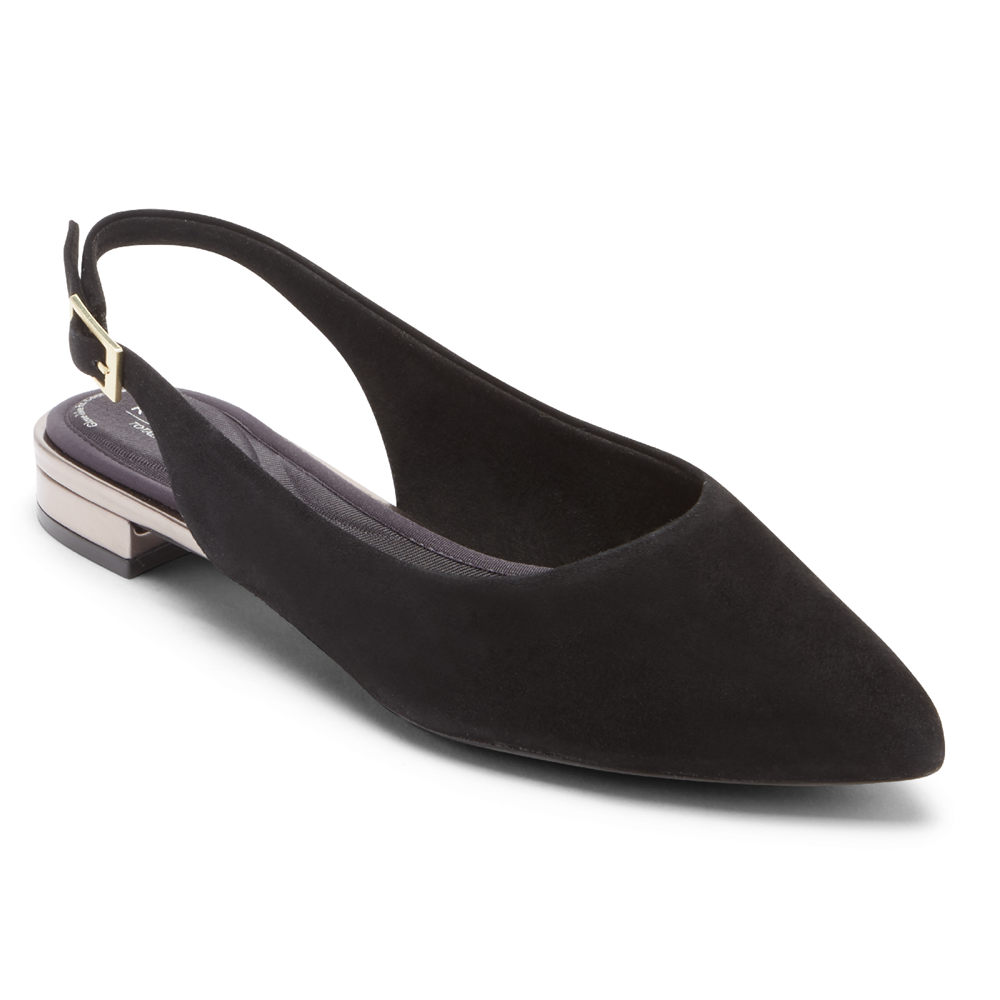 Rockport Slingback Dame Svart - Total Motion Adelyn - SUTF52740